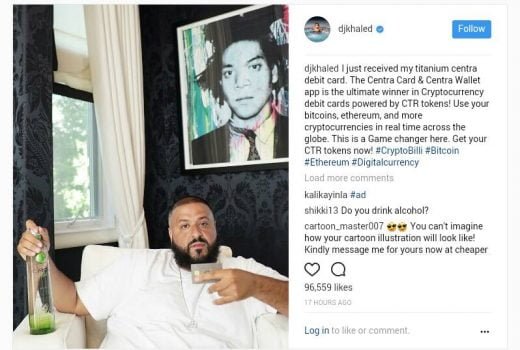 DJ Khaled promosikan Centra