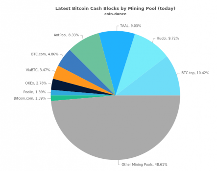 distribusi hashrate BCH